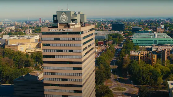 Droneshot Radboud Universiteit campus
