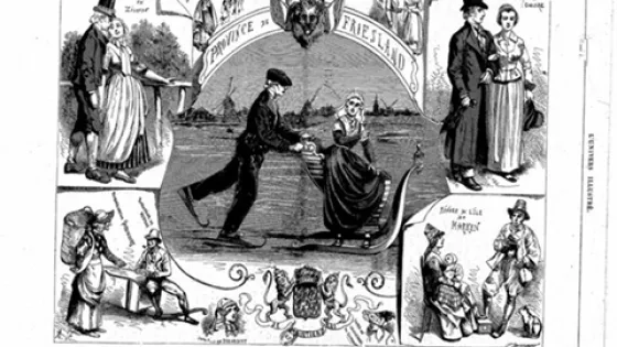“Exposition Universelle. – Section Hollandaise: Types et Costumes Populaires, Dans Le Palais du Champ-de-Mars.” L’Univers Illustré (28 September 1878), p. 617. Image retrieved from Gallica.