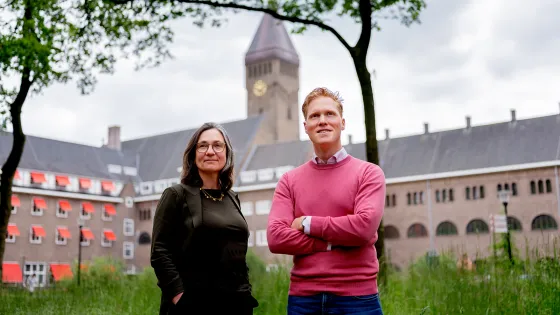Tesseltje de Lange en Pascal Beckers voor Berchmanianum