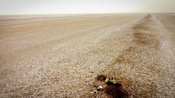 Dating the Remains of an Agricultural System in Southern Iraq