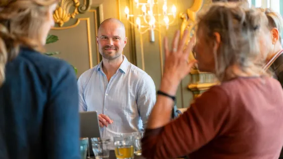 informeel groepsgesprek