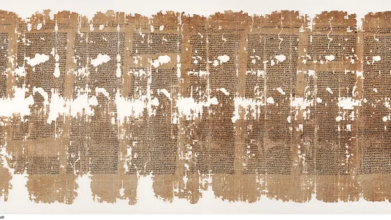 Didymus’ Commentaar op de redevoeringen van Demosthenes: Ägyptisches Museum und Papyrussammlung - Staatliche Museen zu Berlin, Scan: Berliner Papyrusdatenbank, P 9780