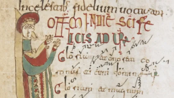 London, British Library Add. MS 30845, f. 56r (Making a martyr)