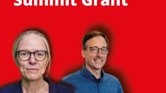 Caroline Slomp & Wilhelm Huck summit grant