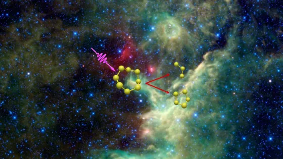 Dark clouds sulfur ring