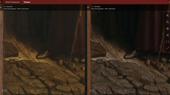 Van Eyck in 100 miljard pixels: het Lam Gods was nog nooit zo dichtbij