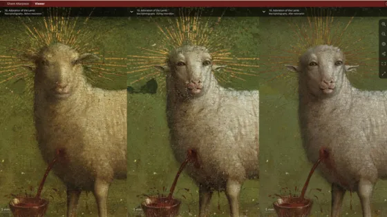 Van Eyck in 100 miljard pixels: het Lam Gods was nog nooit zo dichtbij